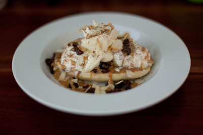 Banoffee banana split