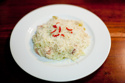 Recipe #20 – Cauliflower cheese & chilli risotto
