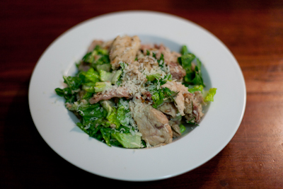 Recipe #38 - Chicken Caesar salad