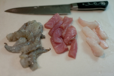 Fresh fish from The little fisherman