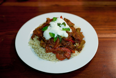 Recipe # 22 - Lamb rogan josh with lemon rice