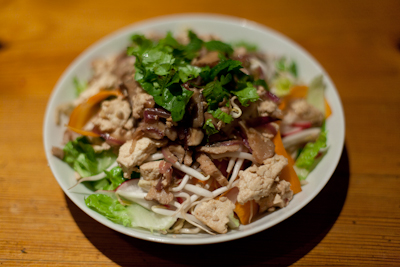 Recipe #42 - Tofu stir-fry with noodle salad