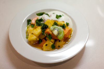 Tropical fruit salad