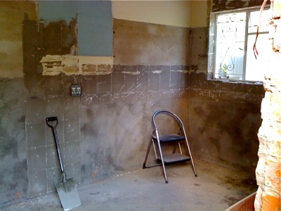 Gutted Kitchen